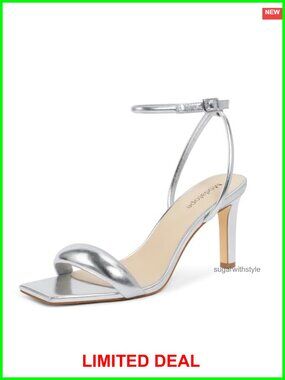 Womens Strappy High Heels Open Toe Ankle Strap Heeled Sandals